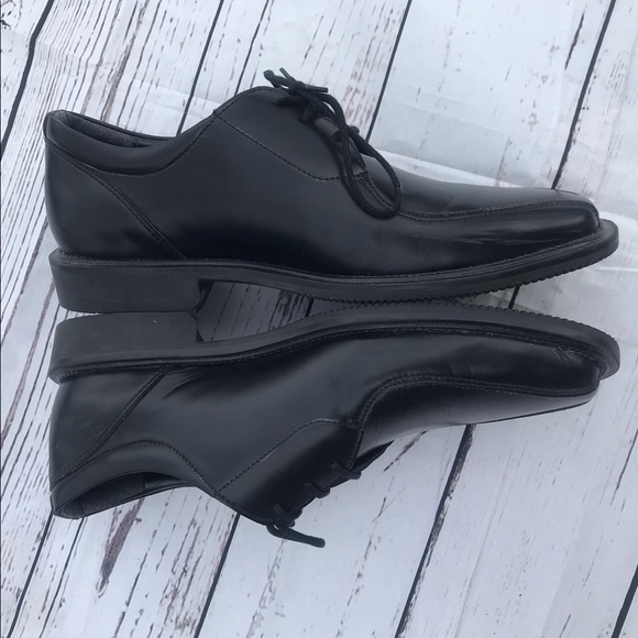 Vegan Vegetarian Shoes Klerk Kent black Oxford lace up dress shoes - Picture 6 of 11